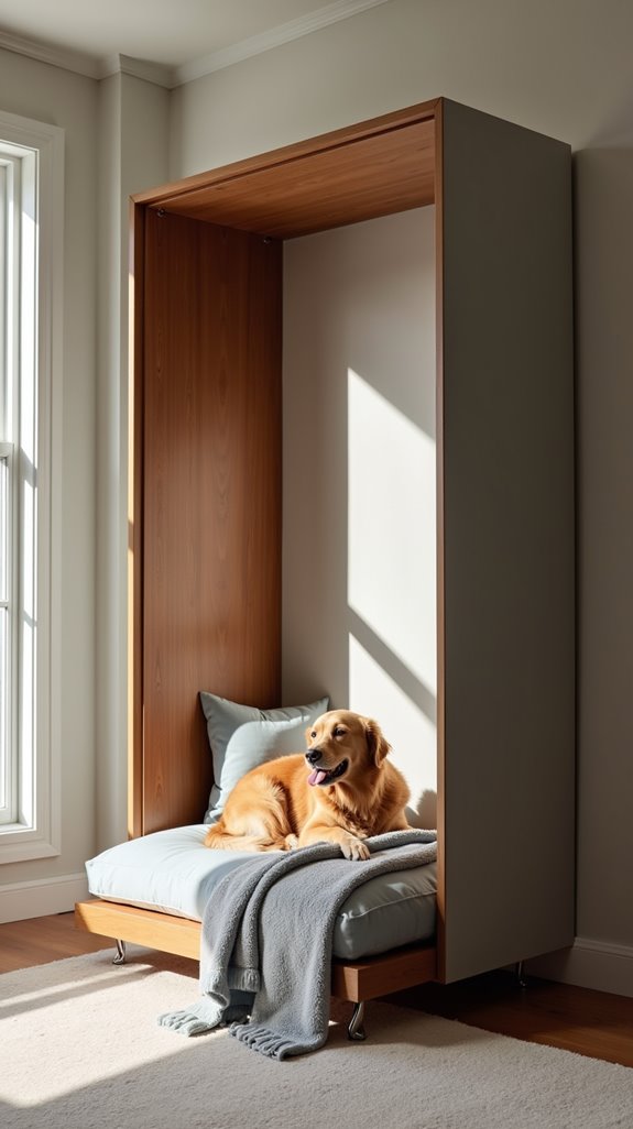 innovative wall mounted dog beds