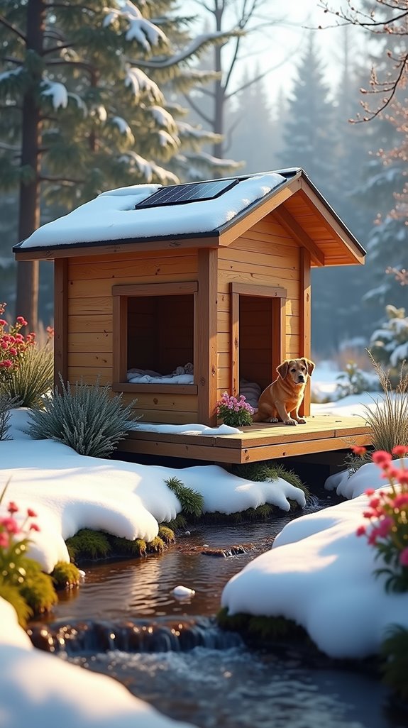 insulated dog house luxury