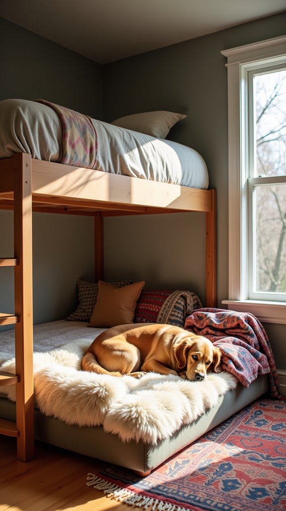 lofted dog bed benefits