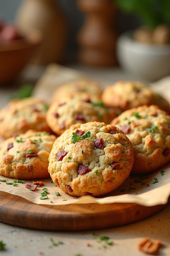 nutty bacon biscuit recipe