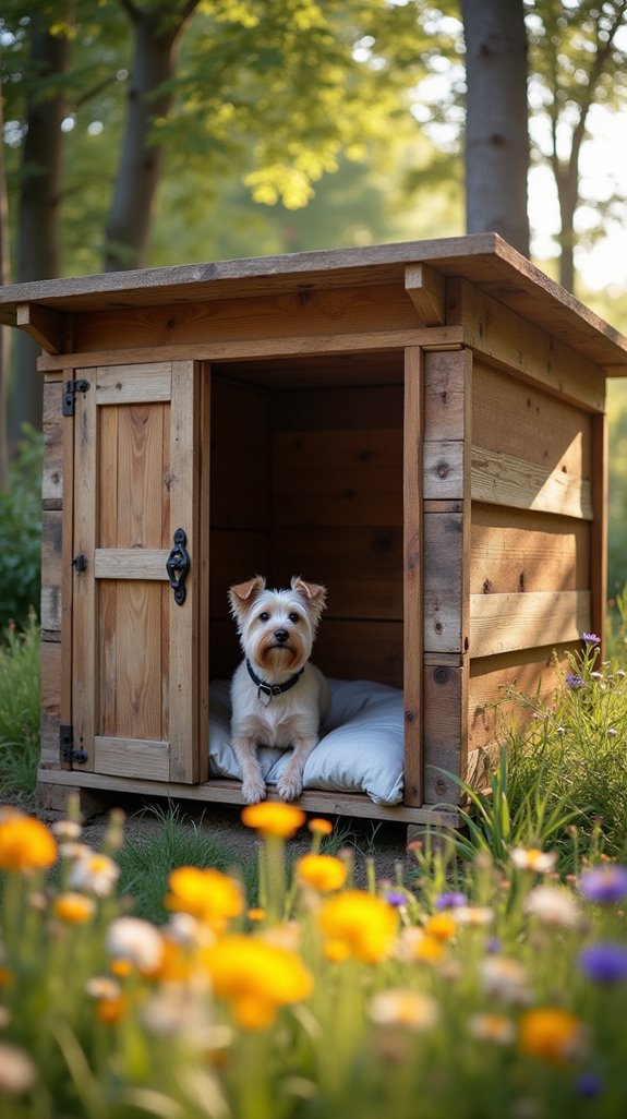 pallet dog house design