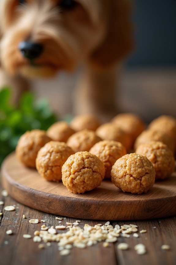 peanut butter dog treats