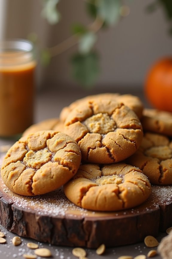 peanut butter pumpkin cookies