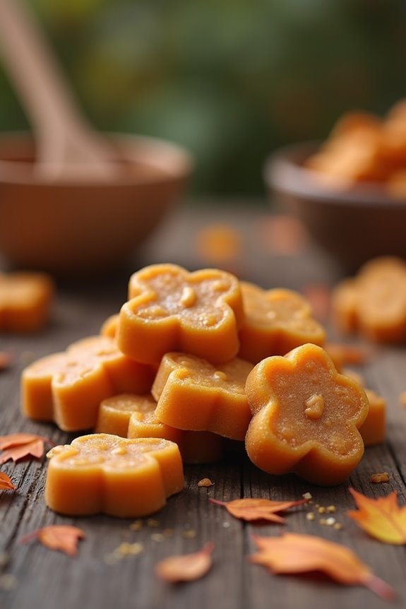 peanut butter pumpkin dog treats