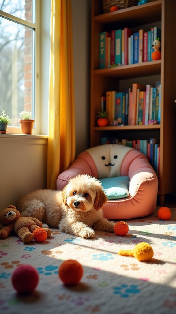 playful toy corner decor