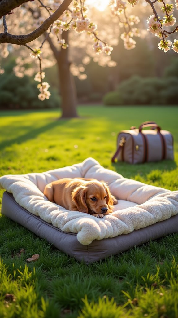 portable dog bed creation