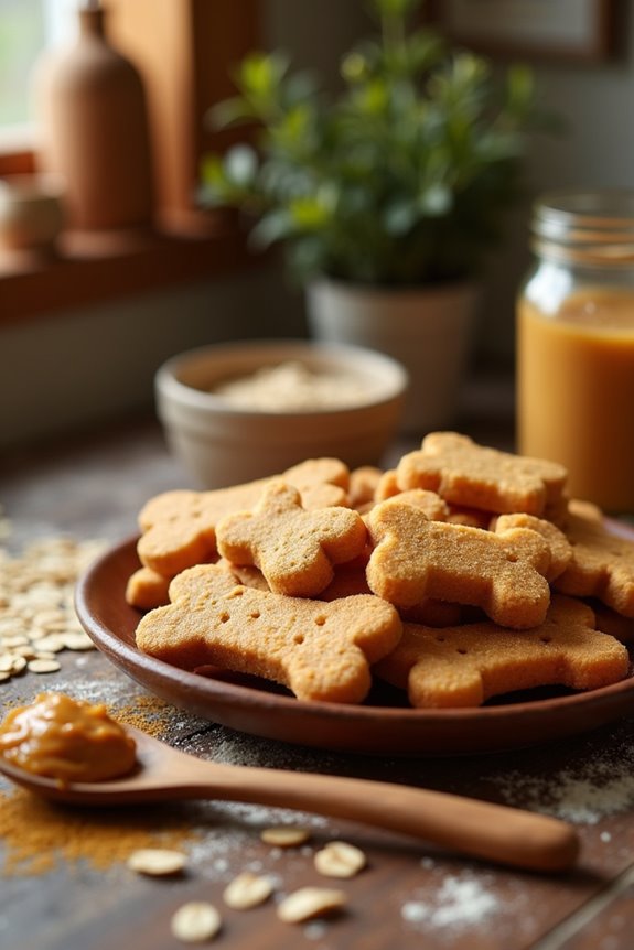 pumpkin banana dog treats