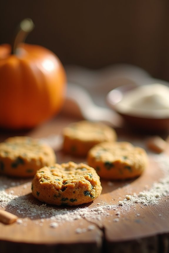 pumpkin cinnamon dog treats