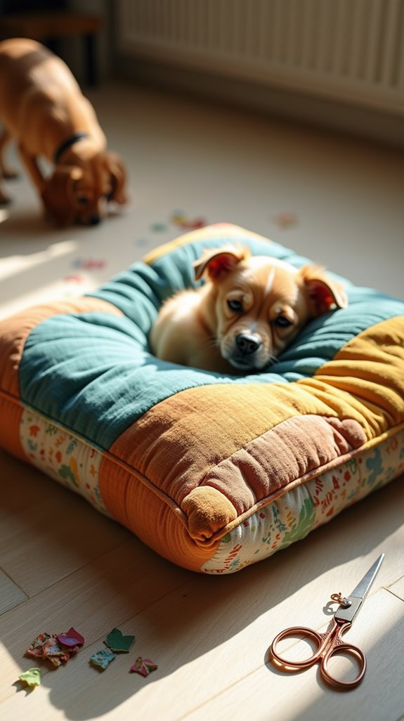 quilted dog pillow ideas