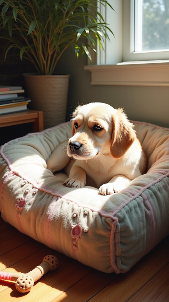 repurposed cozy pet pillow