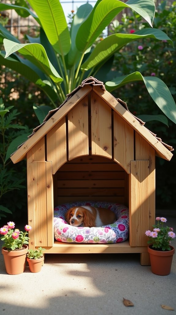 rustic chic dog house