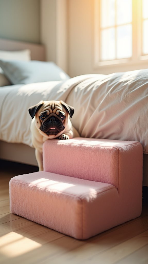 soft foam dog stairs