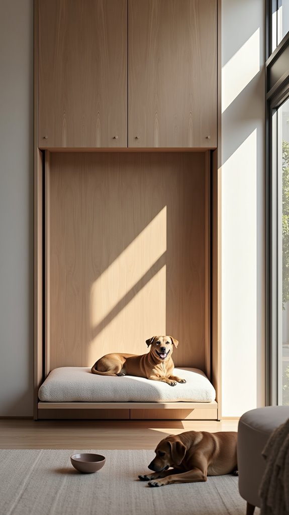 space saving pet sleeping solution