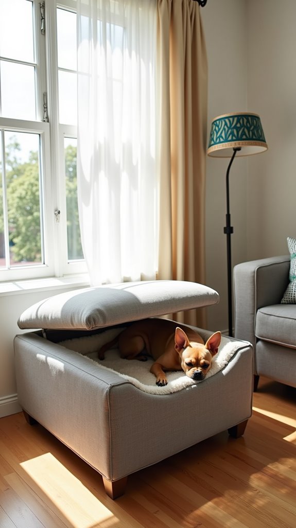 stylish and functional dog bed
