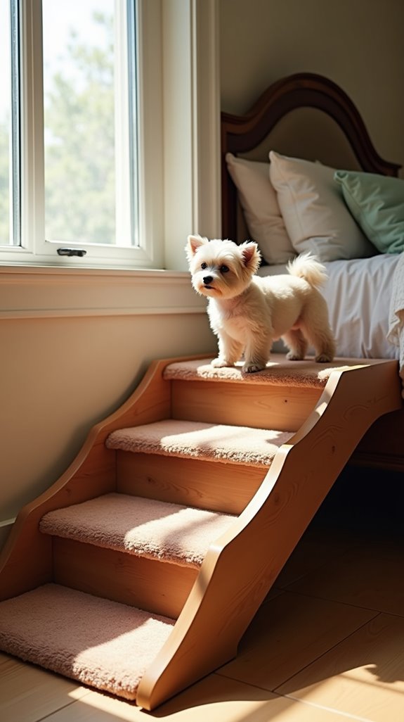 stylish comfy dog ramp