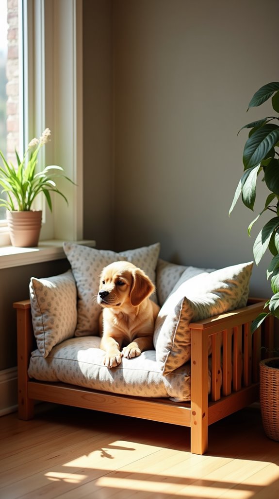 stylish compact dog beds