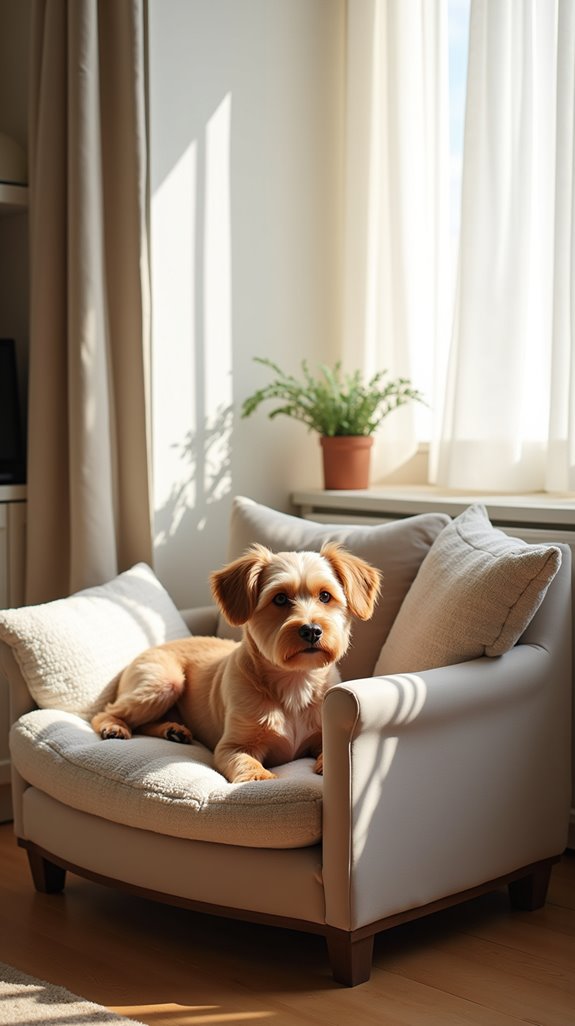 stylish corner pet sofa