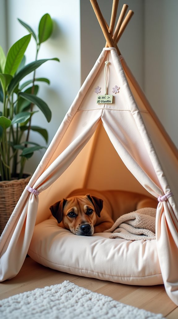 stylish cozy dog hideaway