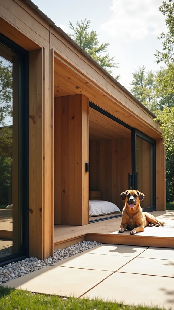 stylish cozy dog shelter