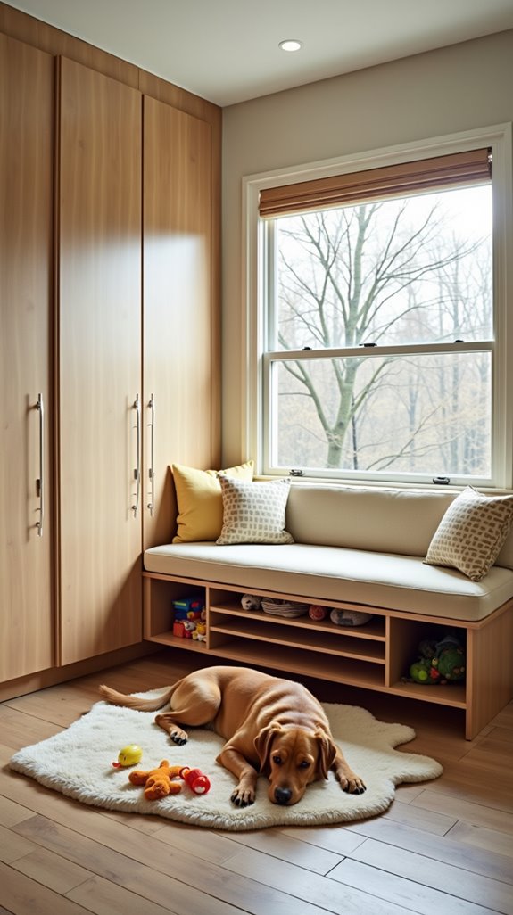 stylish dog toy storage