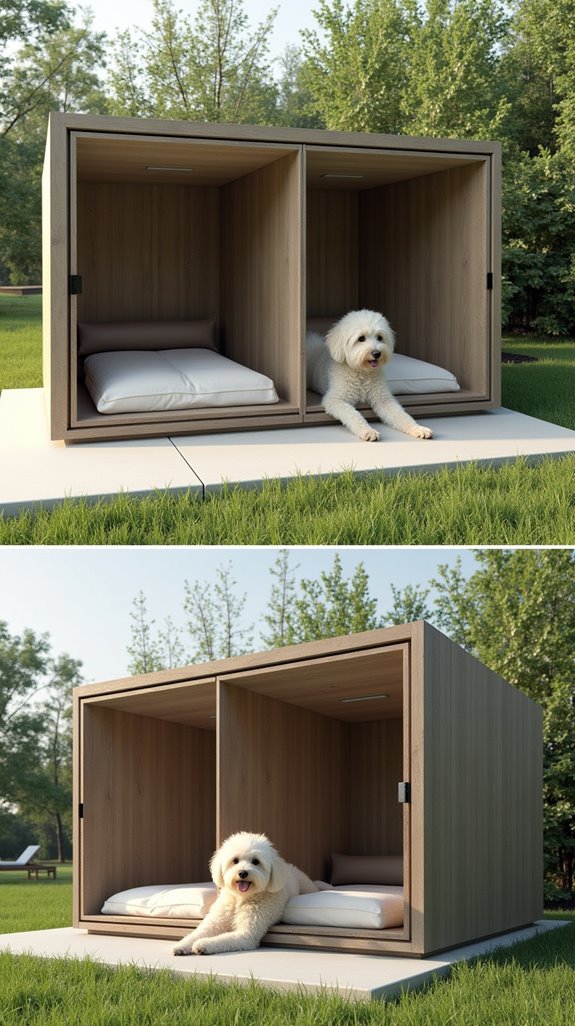 stylish eco friendly dog shelter