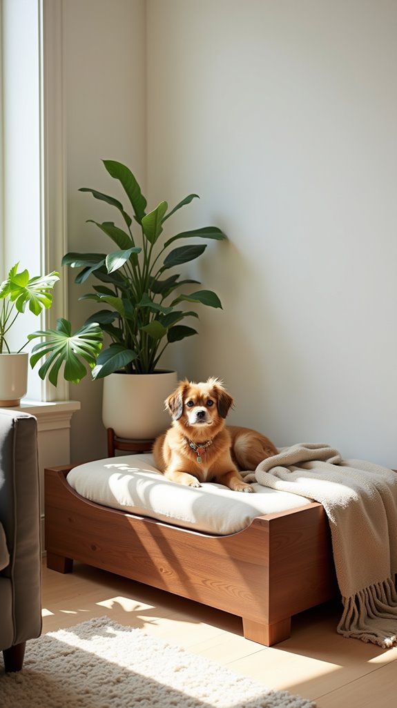 stylish elevated dog beds