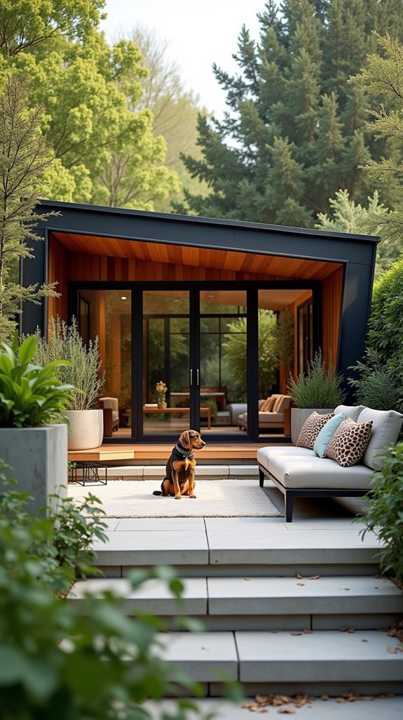 stylish functional dog house