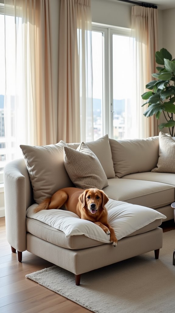 stylish hidden dog beds