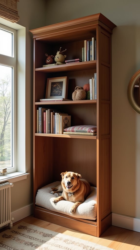 stylish integrated dog bed