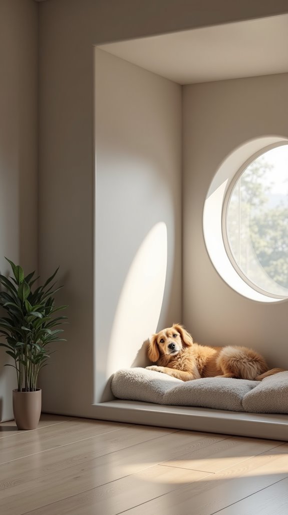stylish minimalist dog house