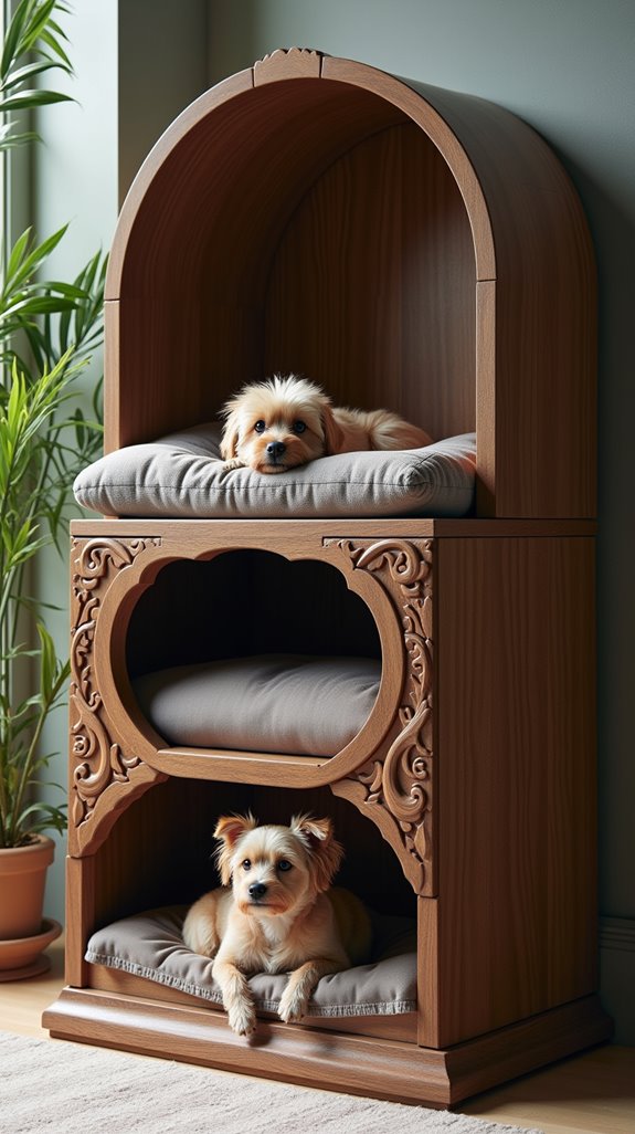 stylish multi level dog furniture