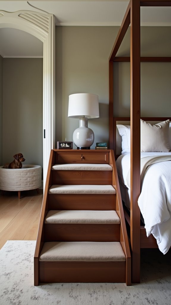 stylish safe dog stairs