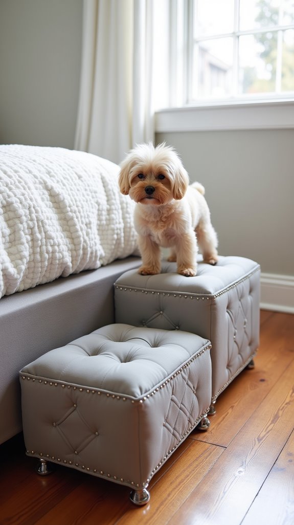 stylish safe dog steps