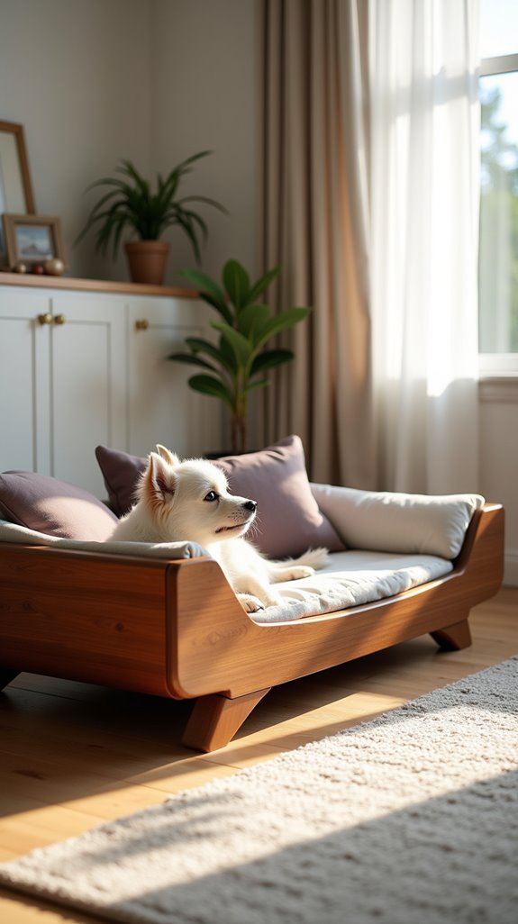 stylish space saving dog bed