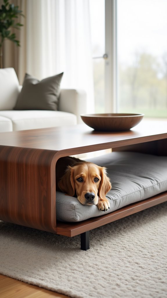 stylish space saving dog bed