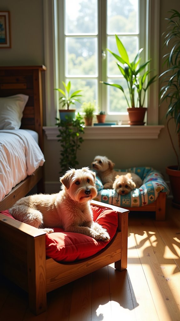 stylish upcycled dog bed