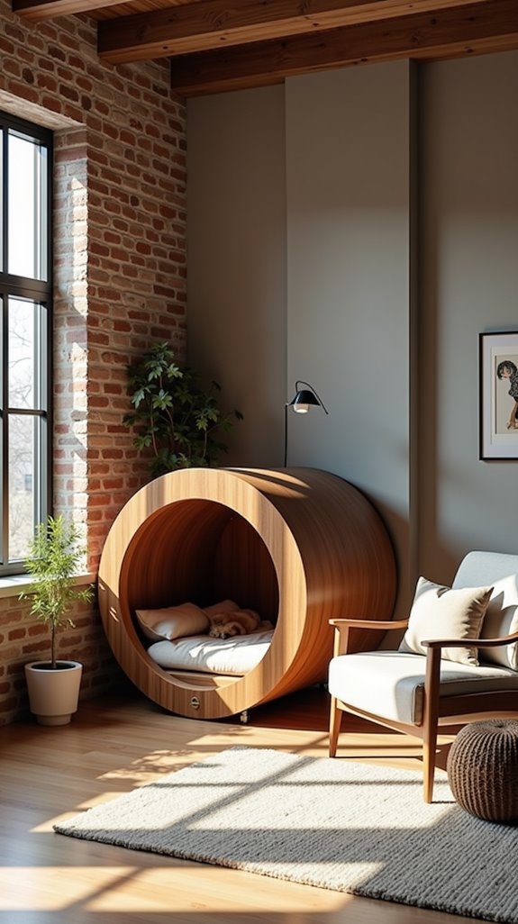 stylish urban dog loft