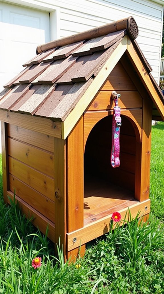 sustainable diy pallet dog house