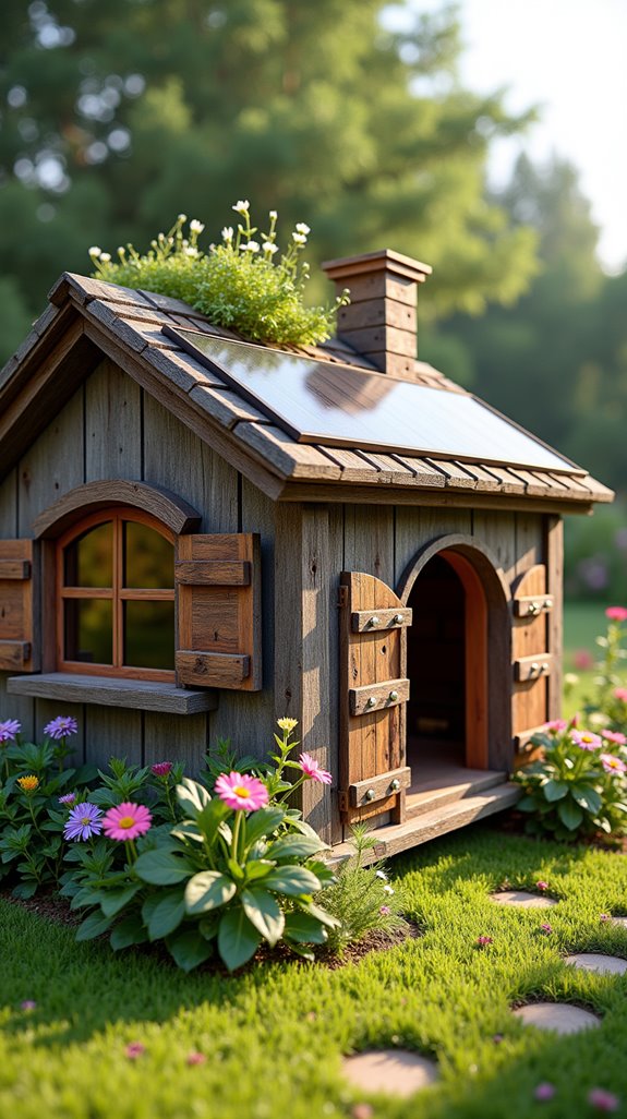 sustainable dog house materials