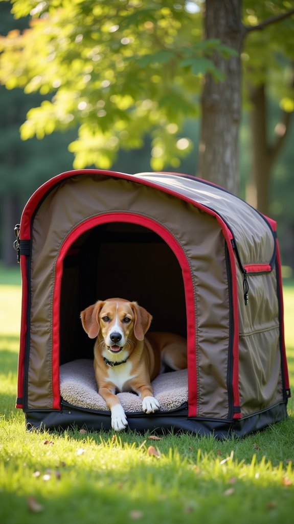 travel friendly insulated dog house