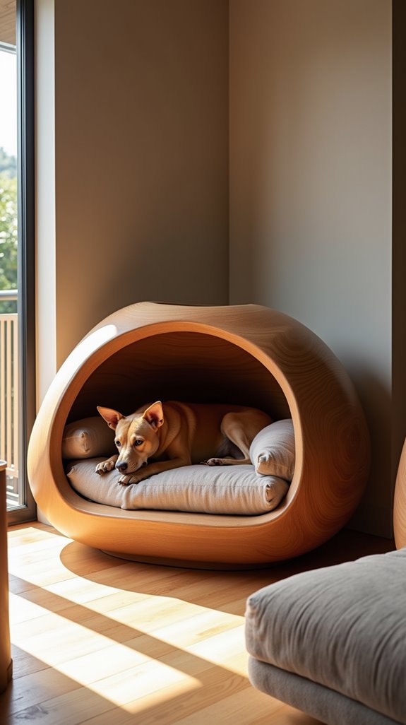 unique artistic dog beds