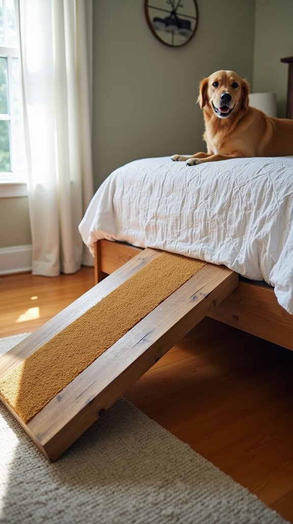 upcycled furniture dog ramp