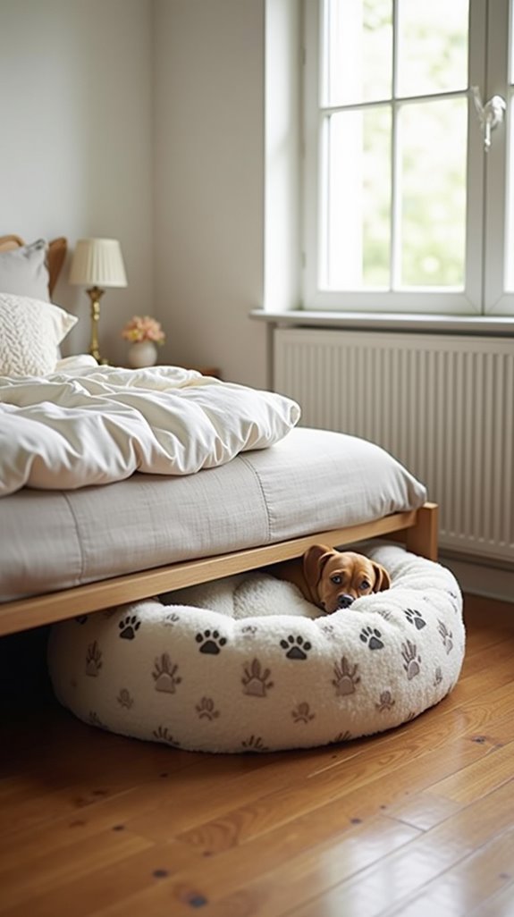 versatile futon with dog bed