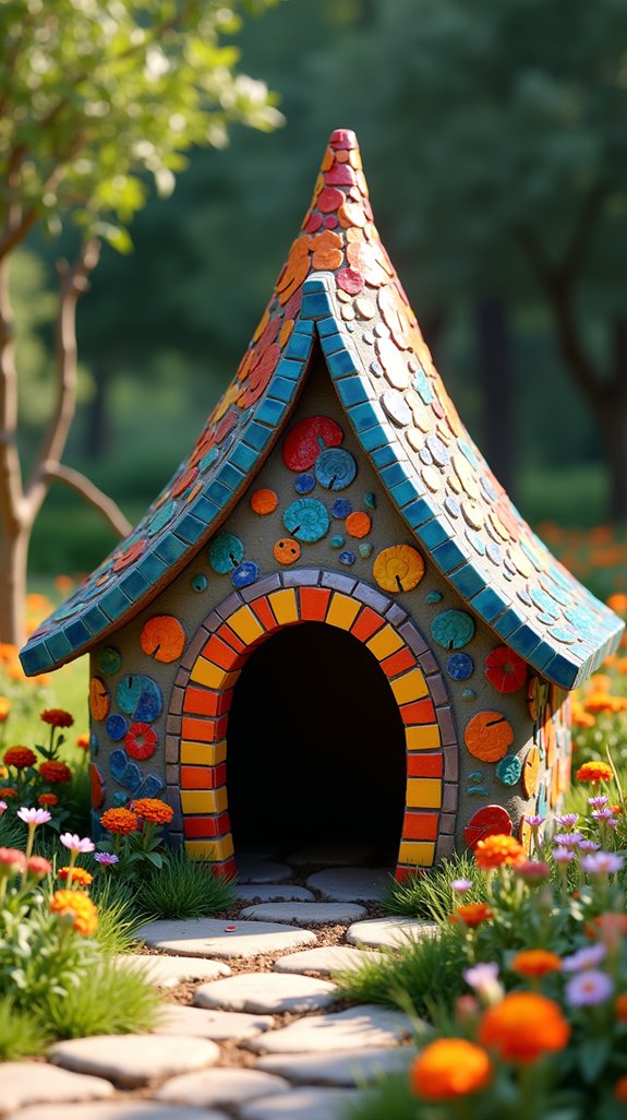 vibrant personalized dog house