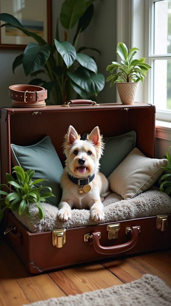 vintage dog house charm