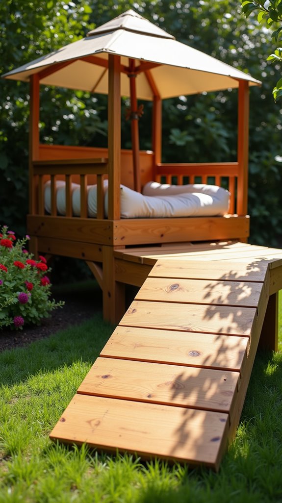 weatherproof outdoor dog ramp