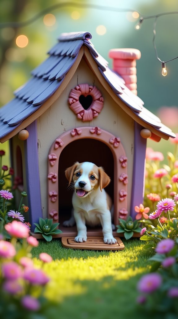 whimsical colorful cottage retreat