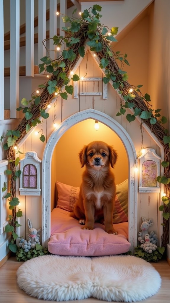 whimsical dog hideout retreat