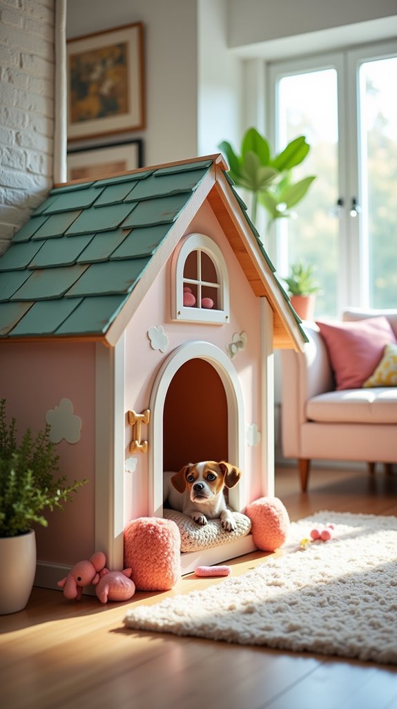 whimsical themed dog houses