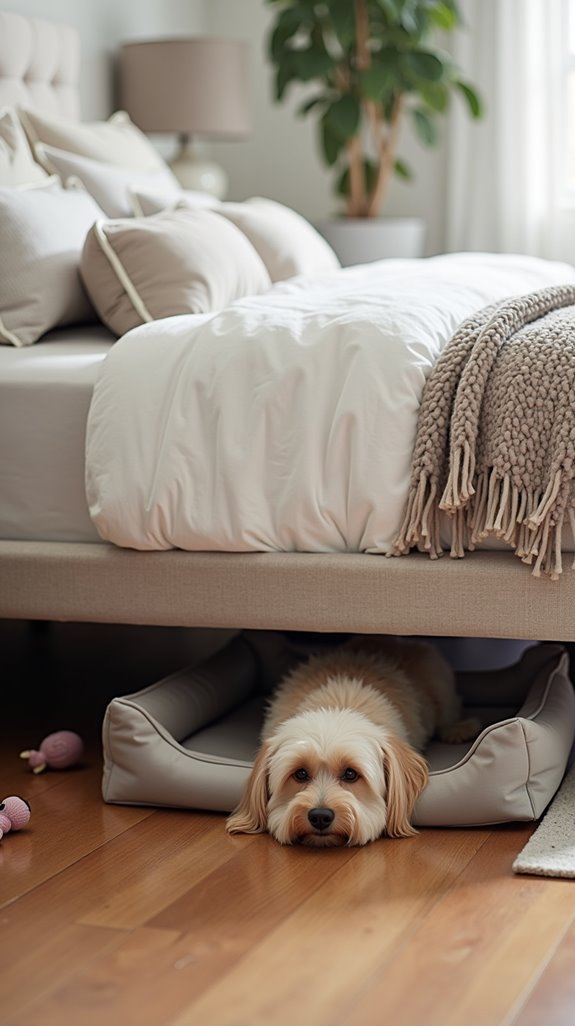 affordable under bed dog beds